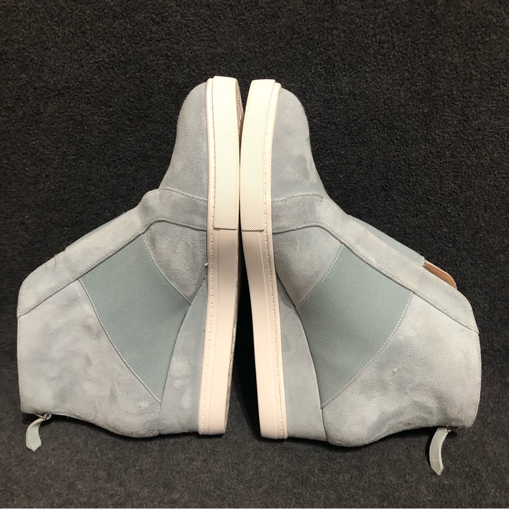 Linea Paolo Shoes Women’s Felicia Light Blue Platform Wedge Sneaker Bootie Sz 8M - Picture 10 of 12